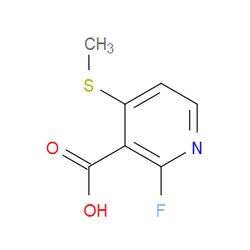 Aobchem&nbsp;2-Fluoro-4-(methylsulfanyl)pyridine-3-carboxylic acid | ≥95% | CAS 1809161-53-2 | C7H6FNO2S | 1g