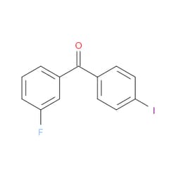 Aobchem&nbsp;Methanone  (3-fluorophenyl)(4-iodophenyl)- | ≥95% | CAS 890098-27-8 | C13H8FIO | 500mg
