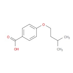 Aobchem&nbsp;4-(3-Methylbutoxy)benzoic acid | ≥95% | CAS 2910-85-2 | C12H16O3 | 500mg