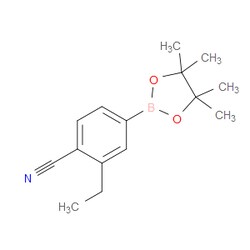 Aobchem&nbsp;4-Cyano-3-ethylphenylboronic acid pinacol ester | ≥97% | CAS 2121513-53-7 | C15H20BNO2 | 250mg