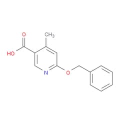 Aobchem&nbsp;4-Methyl-6-(phenylmethoxy)pyridine-3-carboxylic acid | ≥95% | CAS 1189757-61-6 | C14H13NO3 | 250mg