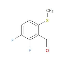 Aobchem&nbsp;2 3-Difluoro-6-(methylthio)benzaldehyde | ≥95% | CAS 1394291-42-9 | C8H6F2OS | 1g