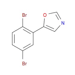 Aobchem&nbsp;5-(2 5-Dibromophenyl)oxazole | ≥97% | CAS 2013263-27-7 | C9H5Br2NO | 1g