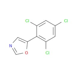 Aobchem&nbsp;5-(2 4 6-Trichlorophenyl)oxazole | ≥97% | CAS 2364585-18-0 | C9H4Cl3NO | 500mg