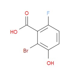 Aobchem&nbsp;2-Bromo-6-fluoro-3-hydroxybenzoic acid | ≥97% | CAS 91659-32-4 | C7H4BrFO3 | 1g