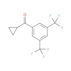 Aobchem&nbsp;(3 5-Bis(trifluoromethyl)phenyl)(cyclopropyl)methanone | ≥95% | CAS 59382-41-1 | C12H8F6O | 250mg