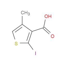 Aobchem&nbsp;2-Iodo-4-methylthiophene-3-carboxylic acid | ≥97% | CAS 2734774-78-6 | C6H5IO2S | 250mg