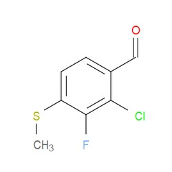 Aobchem&nbsp;2-Chloro-3-fluoro-4-(methylthio)benzaldehyde | ≥97% | CAS 2271442-99-8 | C8H6ClFOS | 250mg