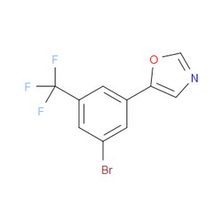 Aobchem&nbsp;5-[3-Bromo-5-(trifluoromethyl)phenyl]-oxazole | ≥97% | CAS 1630747-25-9 | C10H5BrF3NO | 500mg