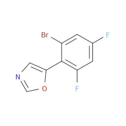 Aobchem&nbsp;5-(2-Bromo-4 6-difluorophenyl)oxazole | ≥97% | CAS 2364584-90-5 | C9H4BrF2NO | 500mg