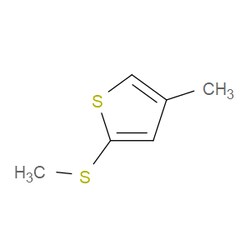 Aobchem&nbsp;4-Methyl-2-(methylthio)thiophene | ≥97% | CAS 146041-17-0 | C6H8S2 | 1g