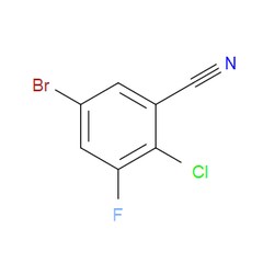 Aobchem&nbsp;Benzonitrile  5-bromo-2-chloro-3-fluoro- | ≥97% | CAS 1891483-58-1 | C7H2BrClFN | 500mg