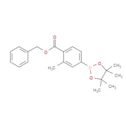 Aobchem&nbsp;4-(Benzyloxycarbonyl)-3-methylphenylboronic acid pinacol ester | ≥97% | CAS 2121511-93-9 | C21H25BO4 | 250mg