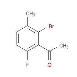 Aobchem&nbsp;1-(2-Bromo-6-fluoro-3-methylphenyl)ethanone | ≥95% | CAS 1514581-21-5 | C9H8BrFO | 250mg