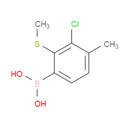 Aobchem 3-Chloro-4-methyl-2-(methylthio)phenylboronic acid | ≥97% | CAS