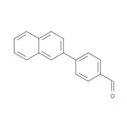 Aobchem&nbsp;4-(2-Naphthalenyl)benzaldehyde | ≥95% | CAS 244615-50-7 | C17H12O | 500mg