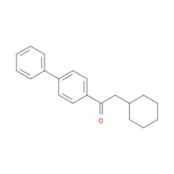 Aobchem&nbsp;1-[1 1 -Biphenyl]-4-yl-2-cyclohexylethanone | ≥95% | CAS 102553-00-4 | C20H22O | 250mg