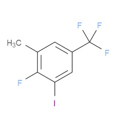 Aobchem&nbsp;2-Fluoro-1-iodo-3-methyl-5-(trifluoromethyl)benzene | ≥97% | CAS 2387002-82-4 | C8H5F4I | 500mg