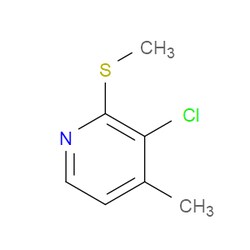 Aobchem&nbsp;3-Chloro-4-methyl-2-(methylthio)pyridine | ≥97% | CAS 2624416-82-4 | C7H8ClNS | 250mg