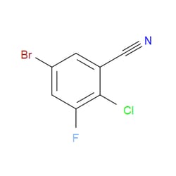 Aobchem&nbsp;Benzonitrile  5-bromo-2-chloro-3-fluoro- | ≥97% | CAS 1891483-58-1 | C7H2BrClFN | 250mg