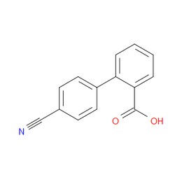Aobchem&nbsp;4 -Cyano[1 1 -biphenyl]-2-carboxylic acid | ≥97% | CAS 67856-50-2 | C14H9NO2 | 1g