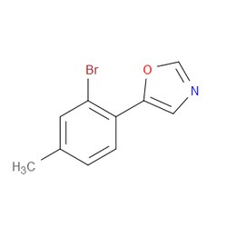 Aobchem 5-(2-Bromo-4-methylphenyl)oxazole | ≥97% | CAS 938461-08-6 | C10H8BrNO