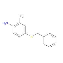 Aobchem&nbsp;4-(Benzylthio)-2-methylaniline | ≥95% | CAS 884535-74-4 | C14H15NS | 1g