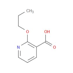 Aobchem&nbsp;2-Propoxynicotinic acid | ≥97% | CAS 68359-09-1 | C9H11NO3 | 250mg