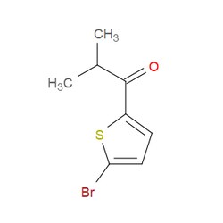 Aobchem&nbsp;1-(5-Bromo-2-thienyl)-2-methyl-1-propanone | ≥95% | CAS 32412-45-6 | C8H9BrOS | 1g