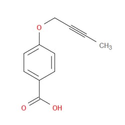 Aobchem&nbsp;4-(2-Butyn-1-yloxy)benzoic acid | ≥95% | CAS 362705-53-1 | C11H10O3 | 500mg