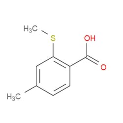 Aobchem&nbsp;4-Methyl-2-(methylsulfanyl)benzoic acid | ≥97% | CAS 24852-73-1 | C9H10O2S | 500mg