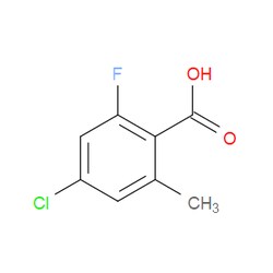 Aobchem&nbsp;4-Chloro-2-fluoro-6-methylbenzoic acid | ≥95% | CAS 1427395-43-4 | C8H6ClFO2 | 1g
