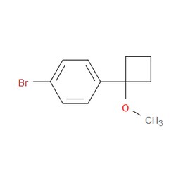 Aobchem&nbsp;1-Bromo-4-(1-methoxycyclobutyl)benzene | ≥95% | CAS 865204-04-2 | C11H13BrO | 500mg
