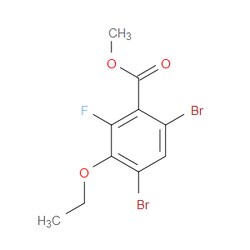 Aobchem&nbsp;Methyl 4 6-dibromo-3-ethoxy-2-fluorobenzoate | ≥97% | CAS 2404733-73-7 | C10H9Br2FO3 | 250mg