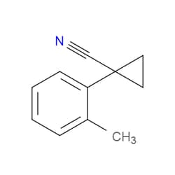 Aobchem&nbsp;1-(O-tolyl)cyclopropanecarbonitrile | ≥95% | CAS 124276-51-3 | C11H11N | 250mg