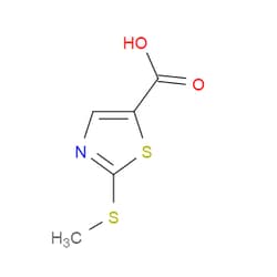 Aobchem&nbsp;2-(Methylthio)-5-thiazolecarboxylic acid | ≥97% | CAS 635283-90-8 | C5H5NO2S2 | 1g