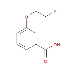 Aobchem&nbsp;Benzoic acid  3-(2-fluoroethoxy)- | ≥97% | CAS 1365939-11-2 | C9H9FO3 | 1g