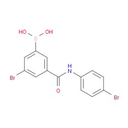Aobchem&nbsp;5-Bromo-3-(4-bromophenylcarbamoyl)phenylboronic acid | ≥97% | CAS 2121515-19-1 | C13H10BBr2NO3 | 500mg