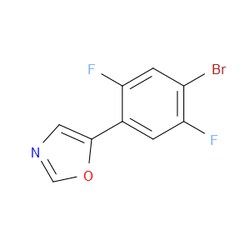 Aobchem&nbsp;5-(4-Bromo-2 5-difluorophenyl)oxazole | ≥97% | CAS 2364584-75-6 | C9H4BrF2NO | 1g
