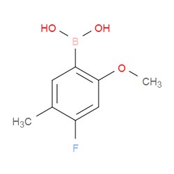 Aobchem&nbsp;4-Fluoro-2-methoxy-5-methylphenylboronic acid | ≥97% | CAS 1207428-92-9 | C8H10BFO3 | 250mg