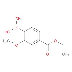 Aobchem&nbsp;4-Ethoxycarbonyl-2-methoxyphenylboronic acid | ≥97% | CAS 603122-86-7 | C10H13BO5 | 250mg