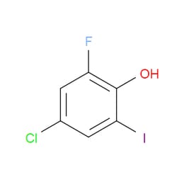 Aobchem&nbsp;4-Chloro-2-fluoro-6-iodophenol | ≥97% | CAS 1192815-08-9 | C6H3ClFIO | 1g