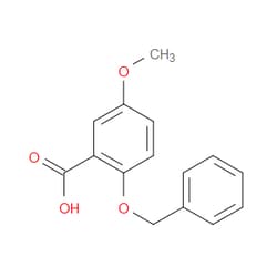 Aobchem&nbsp;2-(Benzyloxy)-5-methoxybenzoic acid | ≥95% | CAS 53985-53-8 | C15H14O4 | 1g