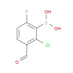 Aobchem&nbsp;2-Chloro-6-fluoro-3-formylphenylboronic acid | ≥97% | CAS 1451392-95-2 | C7H5BClFO3 | 500mg