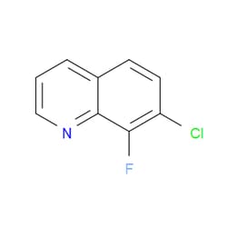 Aobchem&nbsp;7-Chloro-8-fluoroquinoline | ≥97% | CAS 1133116-09-2 | C9H5ClFN | 1g