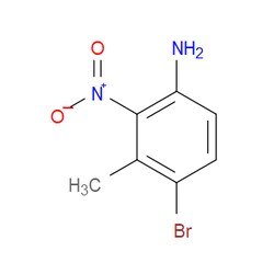 Aobchem&nbsp;4-Bromo-3-methyl-2-nitroaniline | ≥97% | CAS 854624-54-7 | C7H7BrN2O2 | 250mg