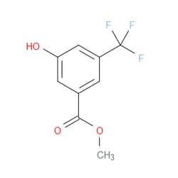 Aobchem&nbsp;Methyl 3-hydroxy-5-(trifluoromethyl)benzoate | ≥95% | CAS 796119-63-6 | C9H7F3O3 | 250mg