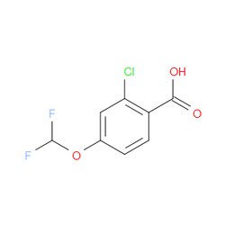 Aobchem&nbsp;2-Chloro-4-(difluoromethoxy)benzoic acid | ≥97% | CAS 97914-61-9 | C8H5ClF2O3 | 500mg