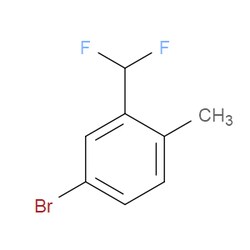 Aobchem&nbsp;4-Bromo-2-(difluoromethyl)-1-methylbenzene | ≥95% | CAS 1261614-71-4 | C8H7BrF2 | 250mg