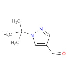 Aobchem&nbsp;1-(Tert-butyl)-1H-pyrazole-4-carbaldehyde | ≥97% | CAS 127949-06-8 | C8H12N2O | 1g